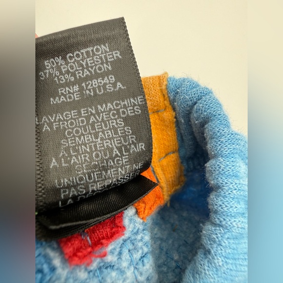 Aviator Nation 5 Stripe Sweatpants Ocean Blue Rainbow Stripe - Picture 11 of 14